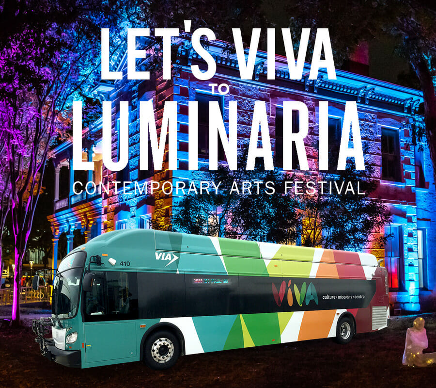 Image of VIVA bus service to Luminaria