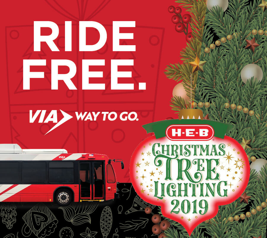 Image of Free Rides to Light of the Tree newsroom graphic