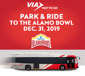 VIA Park & Ride Service to the Alamo Bowl