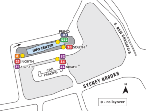 Image: Brooks Transit Center Map