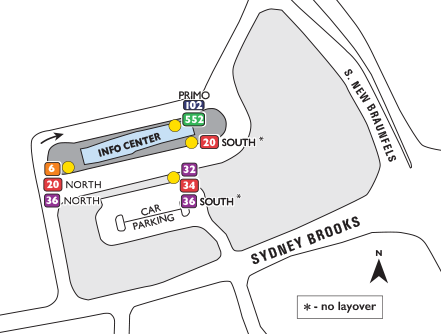 Image: Brooks Transit Center Map