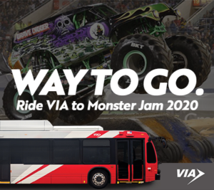 Image: Way to Go with VIA to Monster Jam