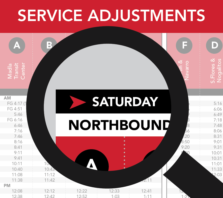 Image: Service Adjustments