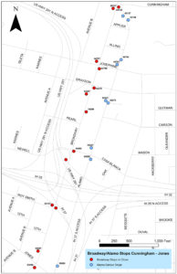 Image: Map of Broadway Detours