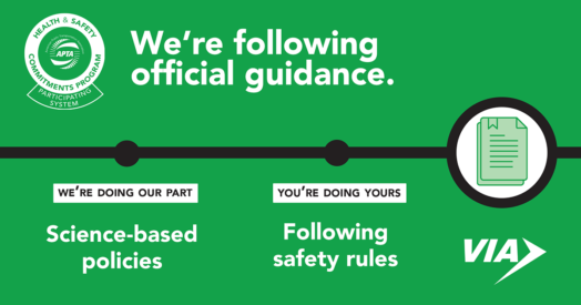 Image: Safety - We're following official guidelines