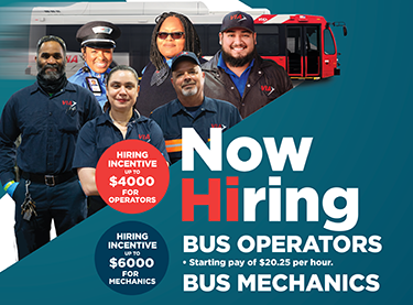 Image: VIA now Hiring Operators and Mechanics