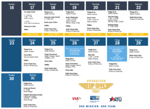 Calendar of Events