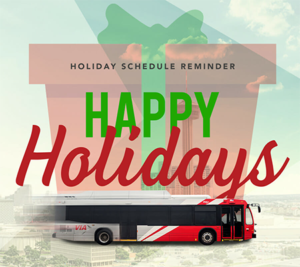 Image: Holiday Schedule Reminder