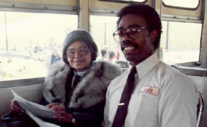 Rosa Parks and Ken Davison