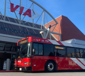 VIA Bus at VIA Metropolitan Center