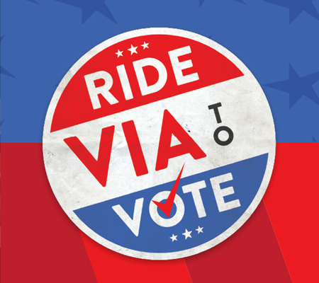 Ride VIA to Vote