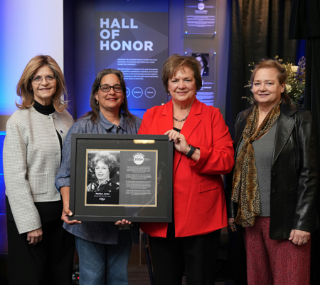 Marilyn Jones induction into the VIA Hall of Honor.