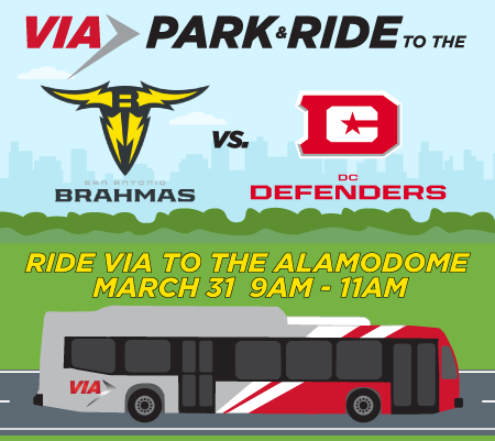 San Antonio Brahmas Park & Ride