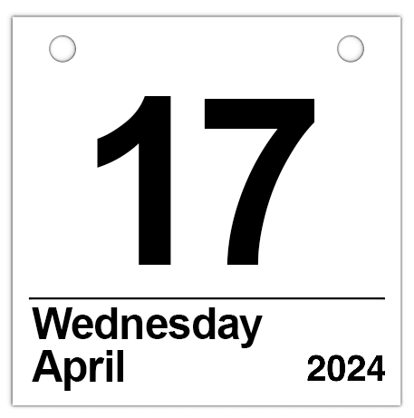 Wednesday April 17
