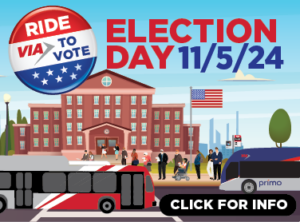 Ride VIA to Vote