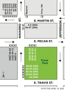 Downtown Lineup Map