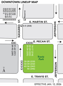 Downtown Lineup Map
