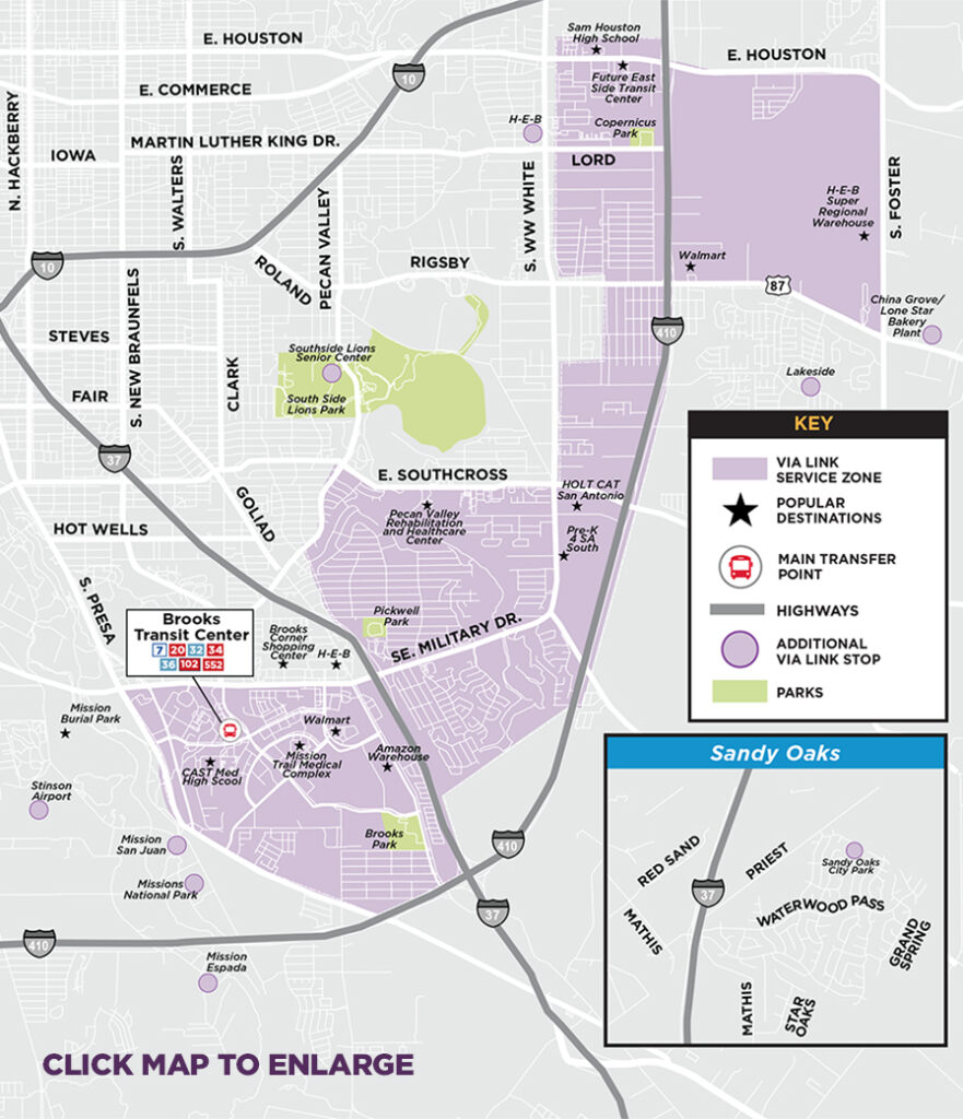 VIA Link SE Map