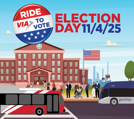 Ride VIA to Vote