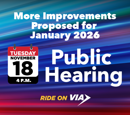 Public Hearing - January 2026 Service Changes