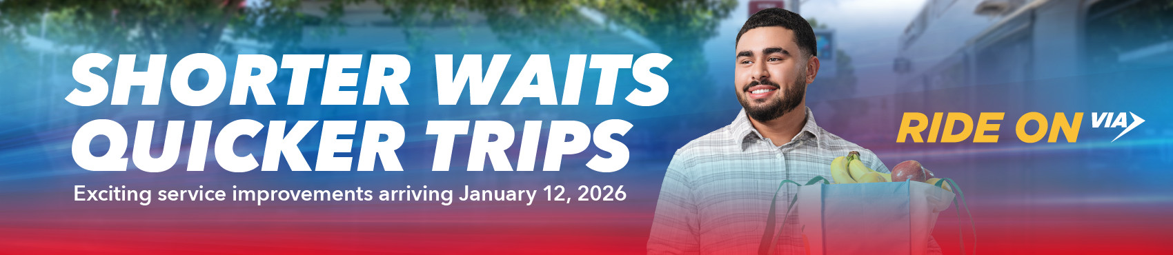 Shorter waits, Quicker Trips