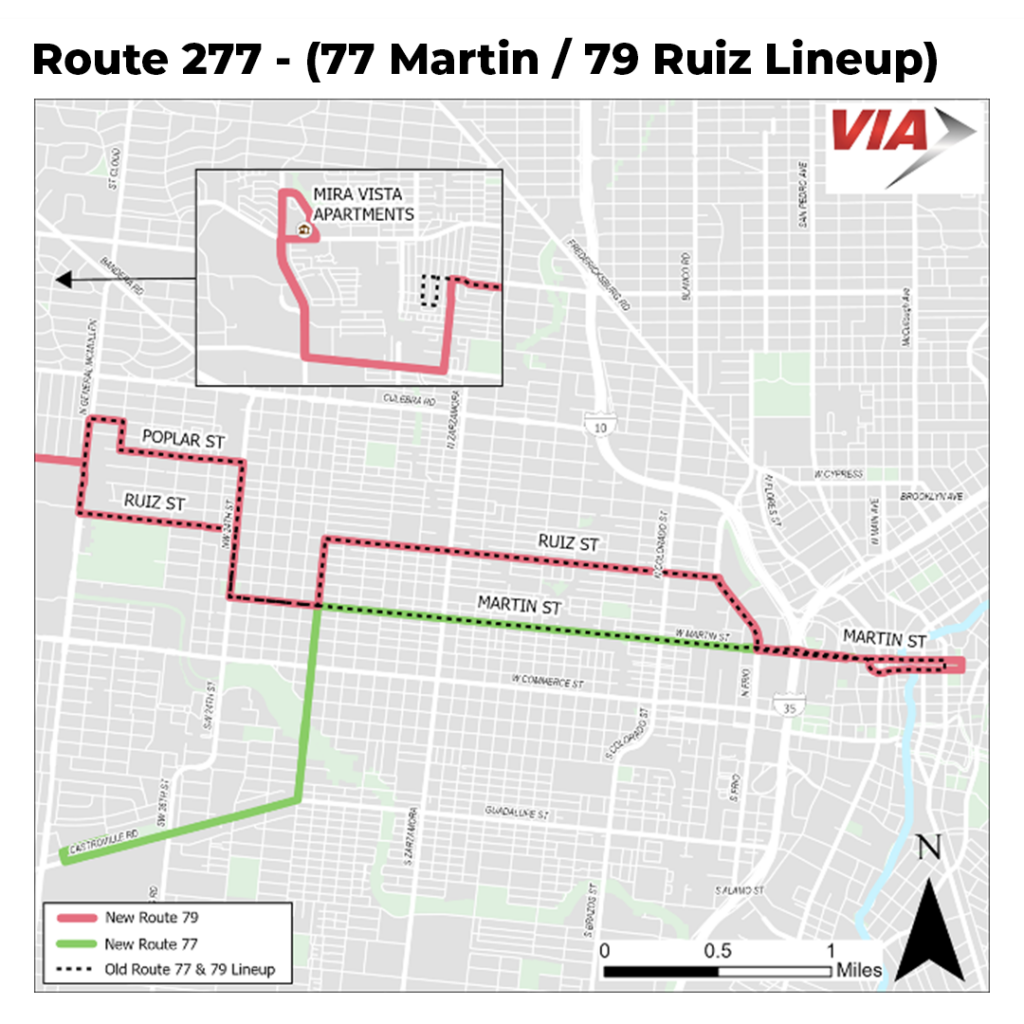 Vt275 Map VIA26_Map_Route_277_04052026 - VIA Metropolitan Transit