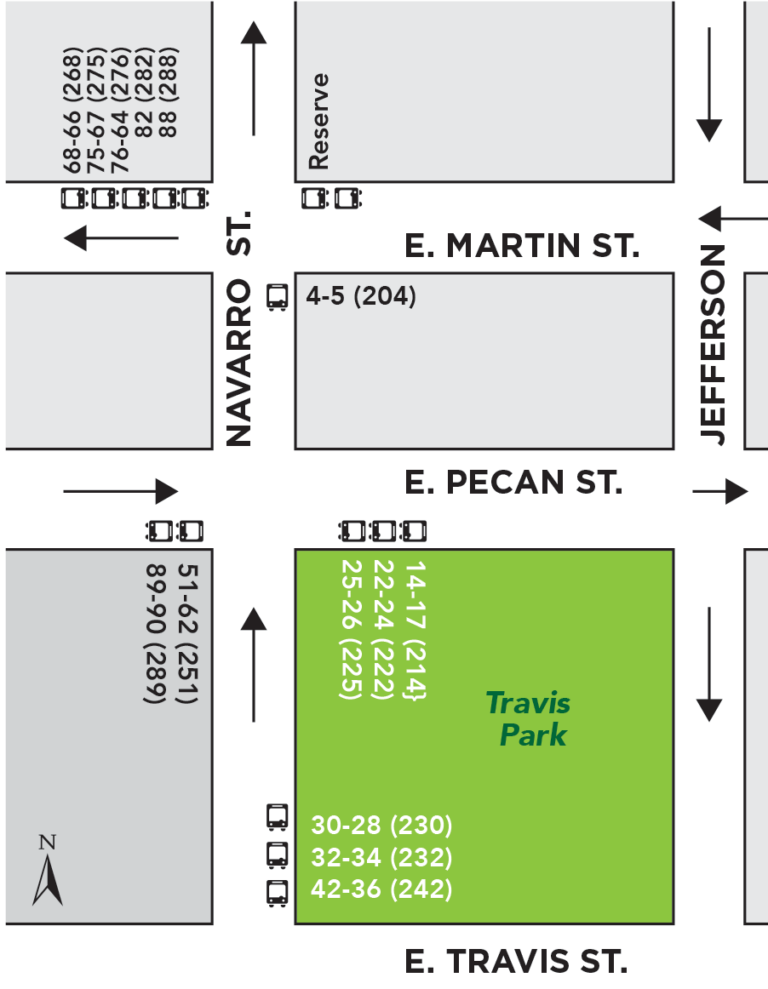 Line P Map Late Night Service - VIA Metropolitan Transit