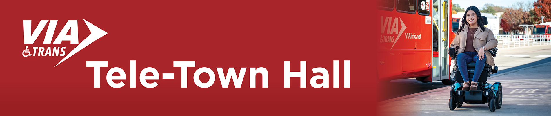 viatrans tele-town hall banner