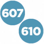 VIA25 AUG_Route_607-610_Icon Route 607-610 Icon