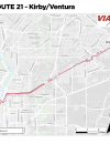 Route 21 map